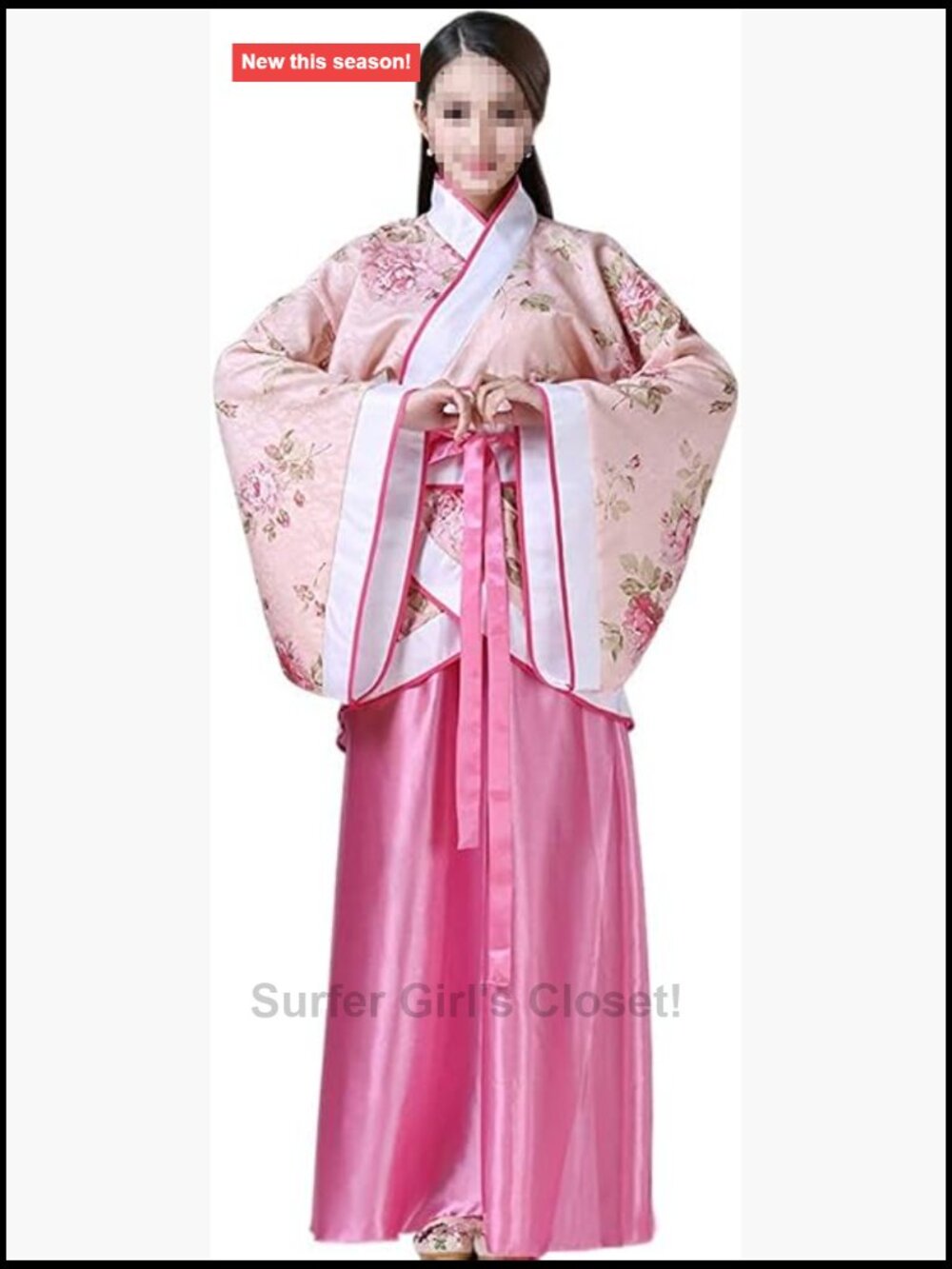 Lazutom Women's Traditional Chinese Hanfu Dress Cosplay Costume for Halloween